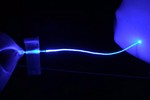 Soft optical fibers block pain while moving and stretching with the body